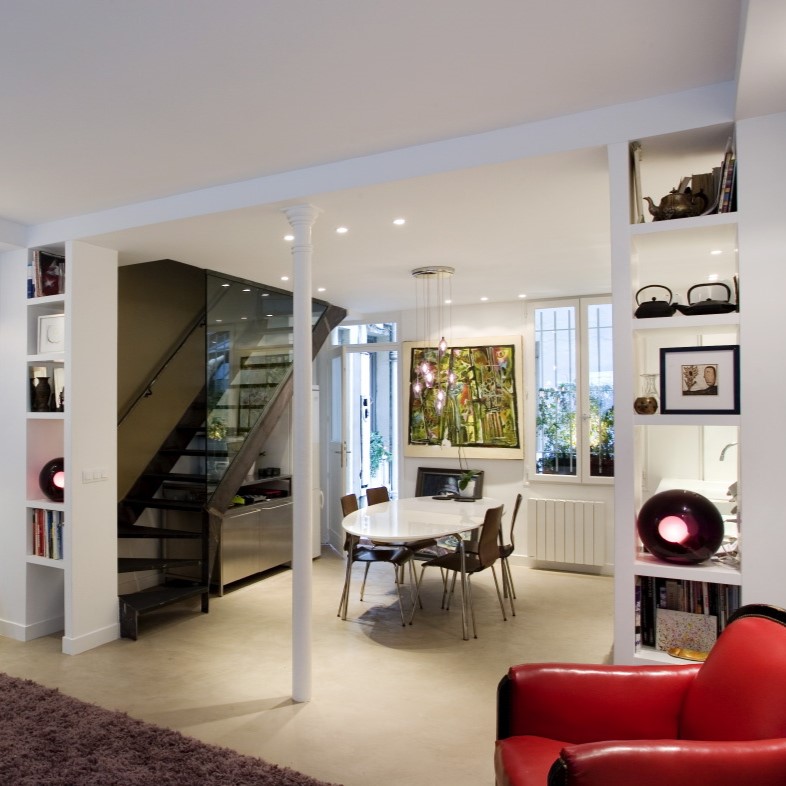 Commerce devenu appartement Duplex  - Architecte dplg paris